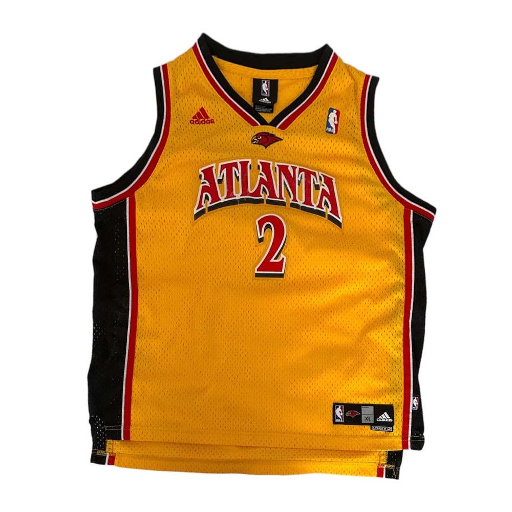 Adidas Vintage Joe Johnson Atlanta Hawks Jersey - Youth XL